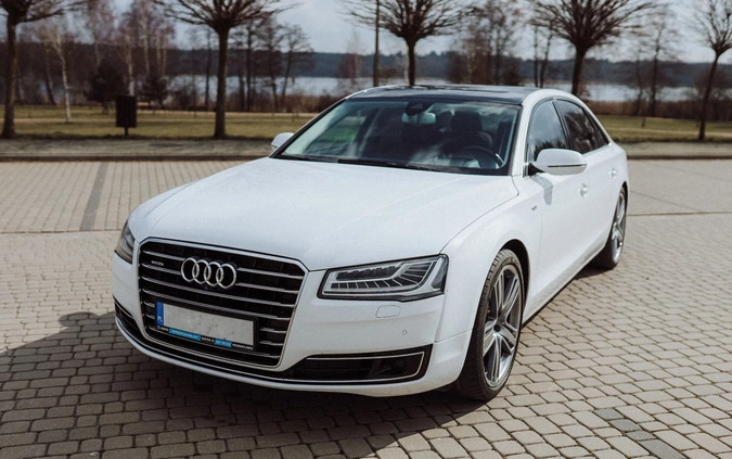 Audi A8 cena 108500 przebieg: 390000, rok produkcji 2014 z Olsztyn małe 211